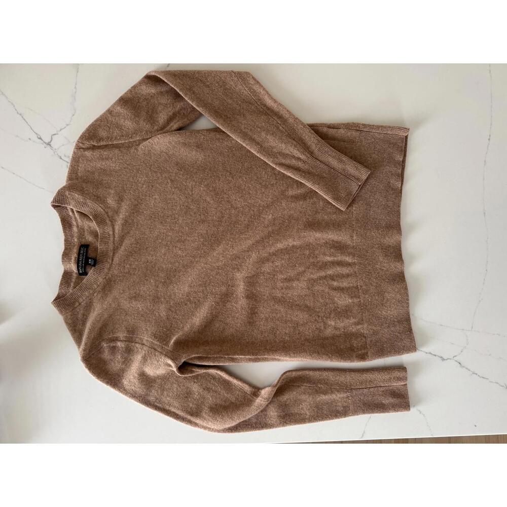Banana Republic Italian Merino Wool Blend Tan Sweater XS